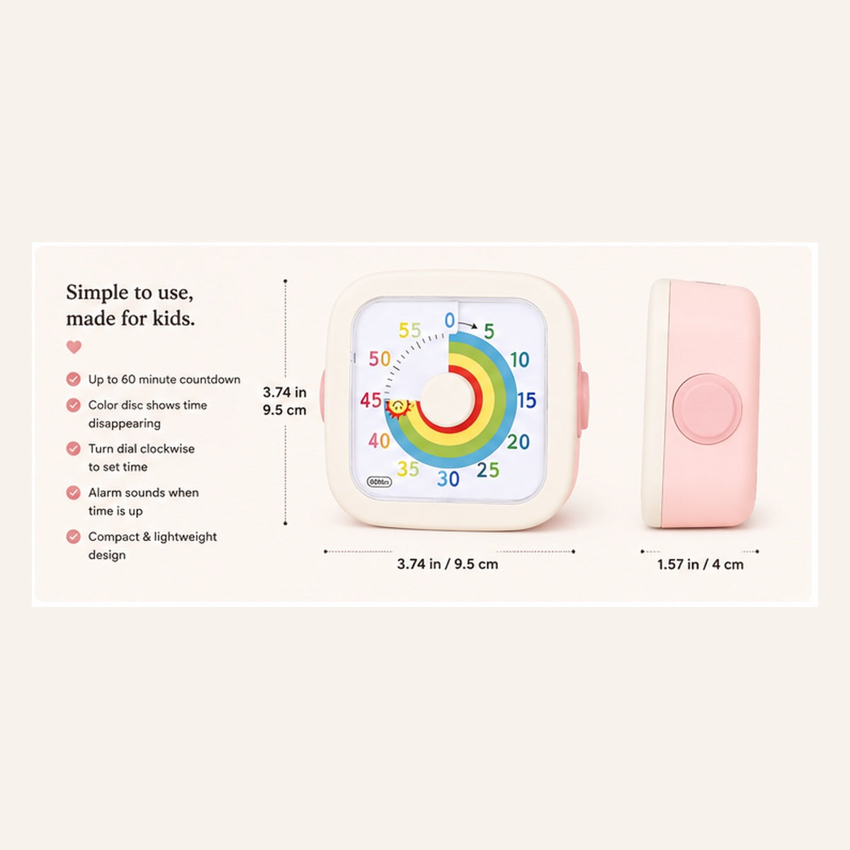 TimeToGo™ Visual Kids Timer
