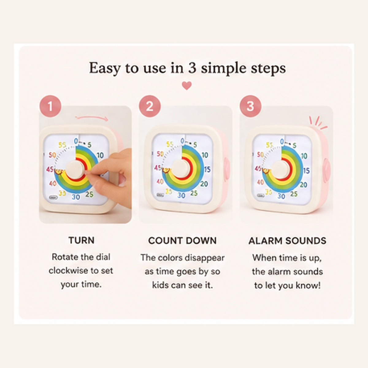 TimeToGo™ Visual Kids Timer
